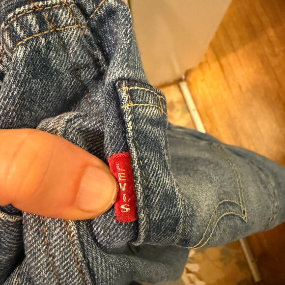 Levis Big E 501 XX Selvedge denim jeans with contrast side hem 30x30 - Picture 5 of 6